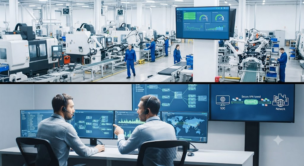 Cybersecurity in manufacturing protecting connected factory systems with AI and OT security